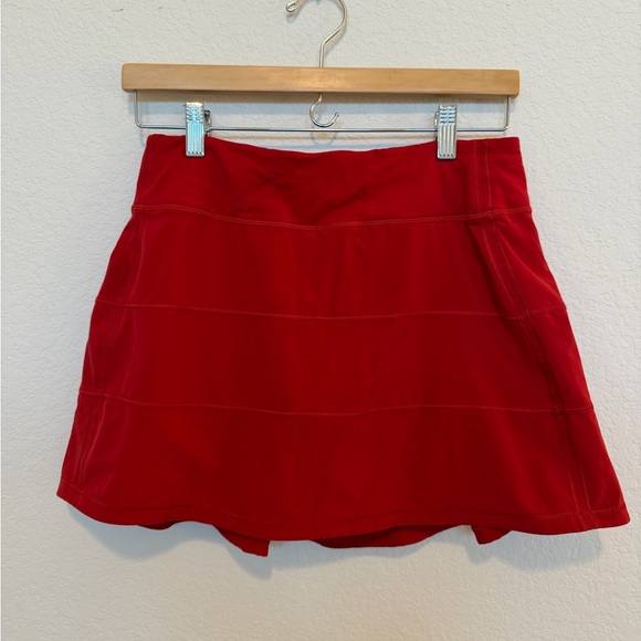 Lululemon Pace Rival Skirt Red Size 6 - Picture 2 of 4